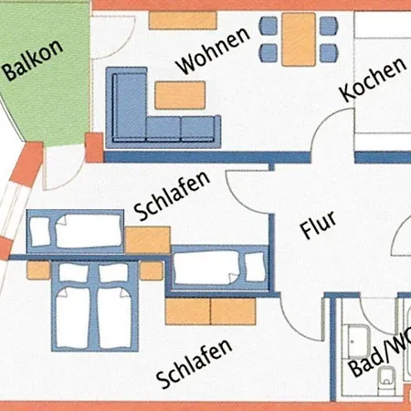 Strandhaus Nordseebrandung B1.4 Apartment Cuxhaven